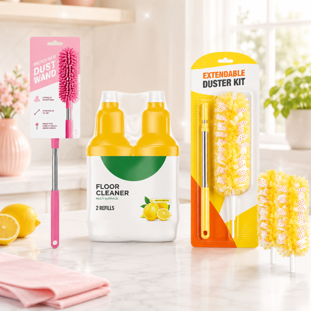 Cleaning spray and laundry detergent